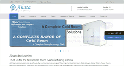 Desktop Screenshot of ahataindia.com