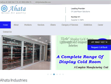Tablet Screenshot of ahataindia.com